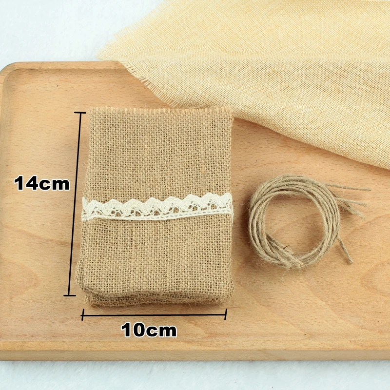 20 шт. мешочек для конфет из джута|Подарочные сумки и упаковка| |
