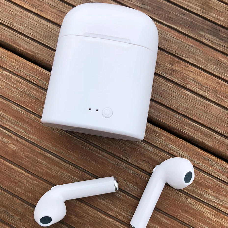 Новинка i7s TWS Bluetooth наушники спортивные Беспроводные с зарядным устройством