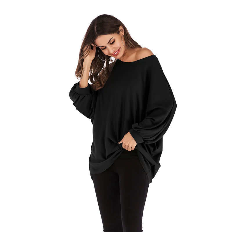 YOUNG VIVA 2019 Women Tops Bats sleeves O-neck Solid Color loose Cardigan yb083 | Женская одежда