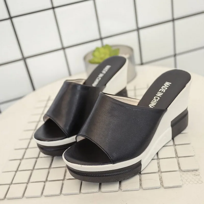 Прямая доставка OEAK Летние вьетнамки на платформе женская обувь женские