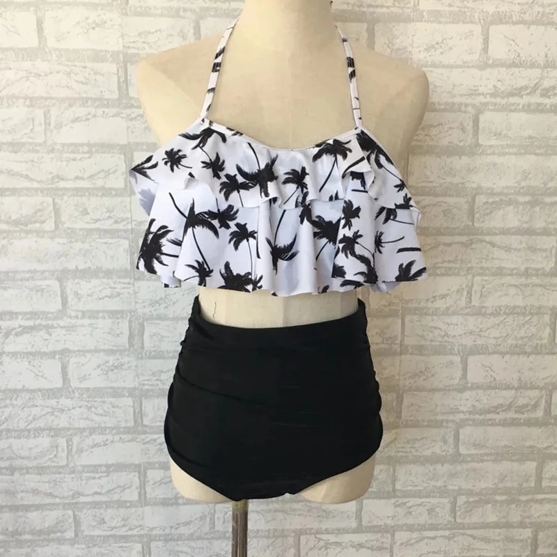 Женские купальные костюмы женский купальник с высокой талией комплект бикини