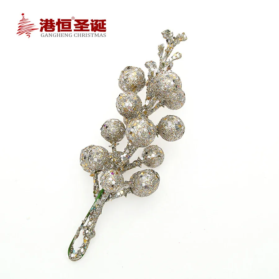 Украшения для новогодней елки золотистые/серебристые разные цвета 20 х5 см