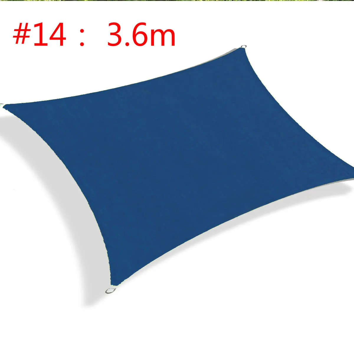 blue Square 3.6m 4x3/3,6/3/2 m Треугольники/площадь/прямоугольник Защита от ультрафиолетовых лучей Водонепроницаемый полиэфирная ткань для отдыха на открытом воздухе солнце экран теневые паруса сетчатые навесы - Цвет: blue Square 3.6m