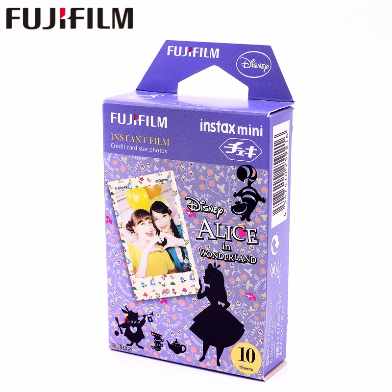Фотобумага Fujifilm 10 листов Instax Mini ALICE in Wonderland для фотокамер Instax Mini 8 7s 25 50s 90 9 SP-1 SP-2