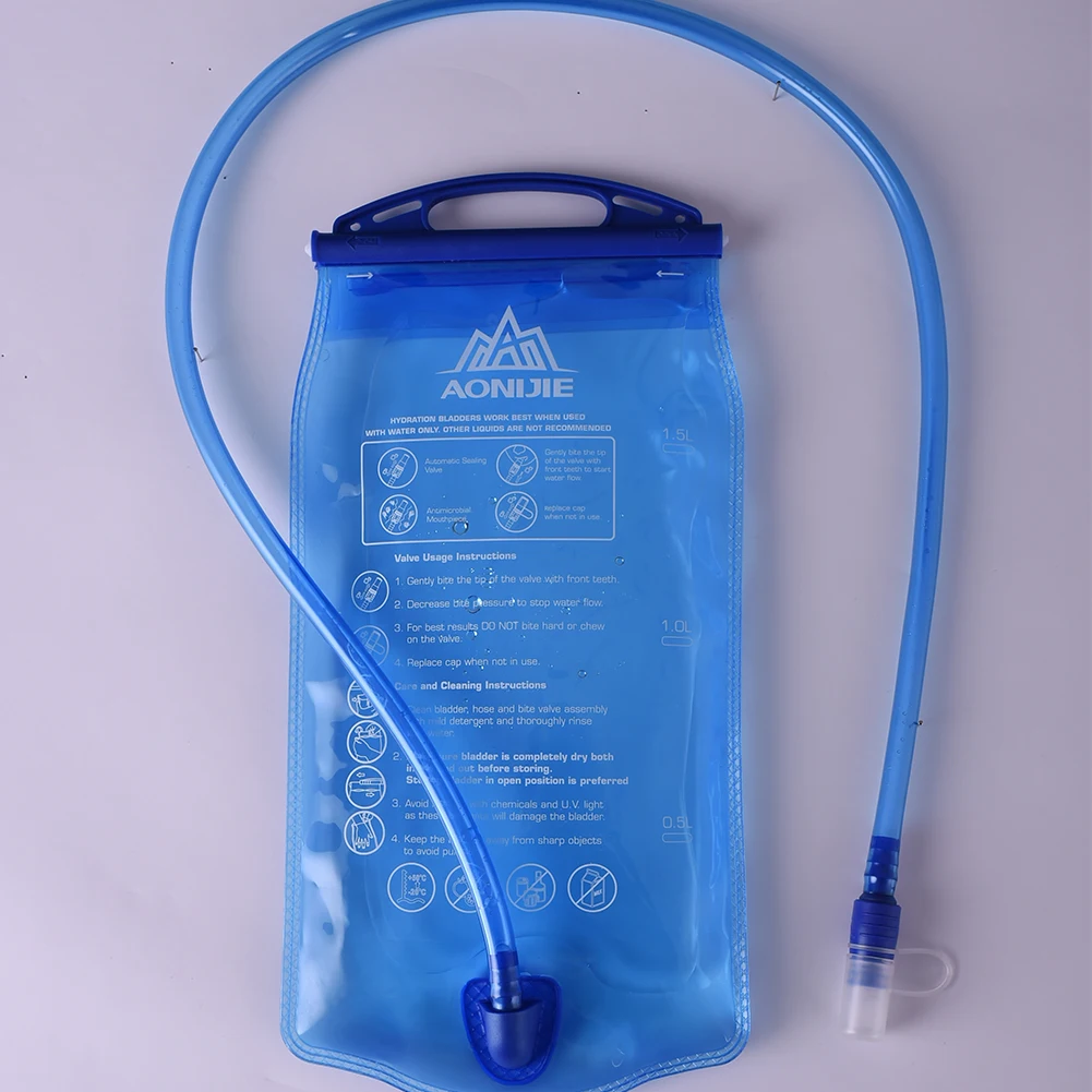 Открытый водный Пузырь гидратация пакет сумка для хранения BPA Free 1L 1.5L 2L 3L бега