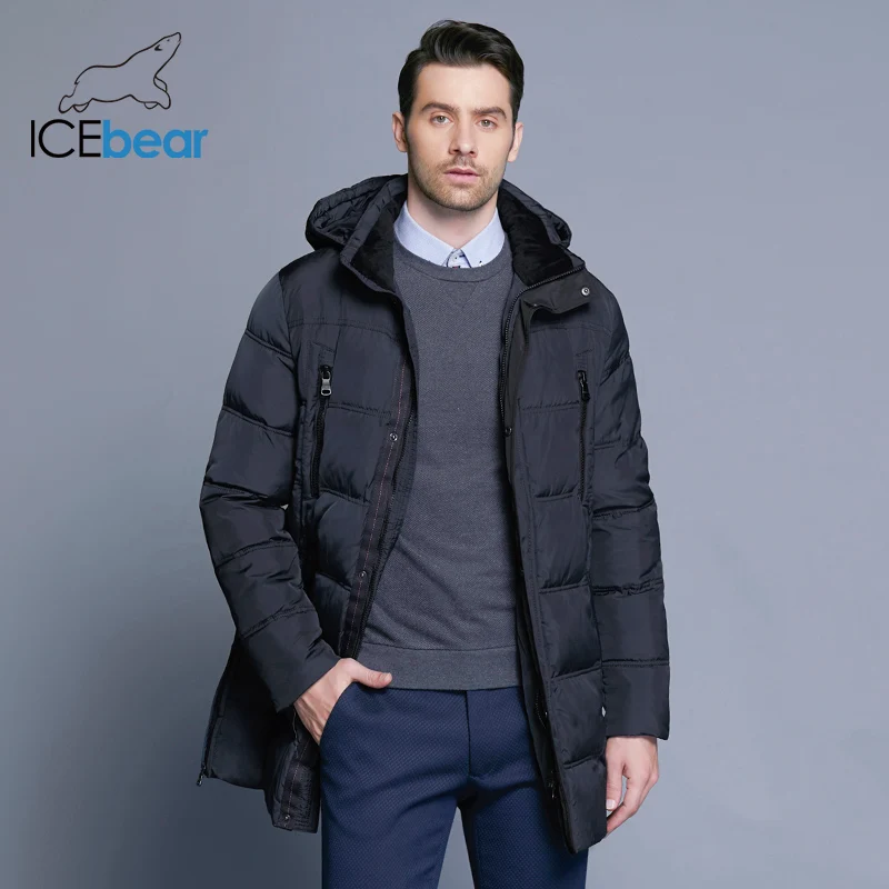 Зимняя мужская куртка ICEbear 2017 16M899D | Мужская одежда