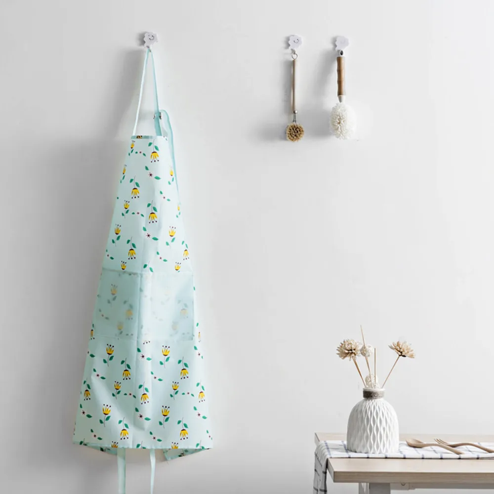 Простой полиэфирный Фартук водонепроницаемый шеф-повар Питание с низким вырезом