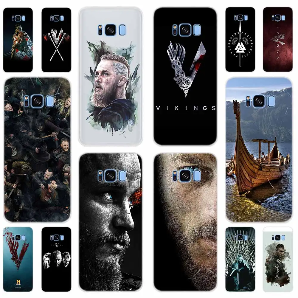 Мягкий чехол с логотипом серии vikings для Samsung Galaxy S7 Edge S8 S9 S10 S11 S20 S21 Plus Lite E Ultra |