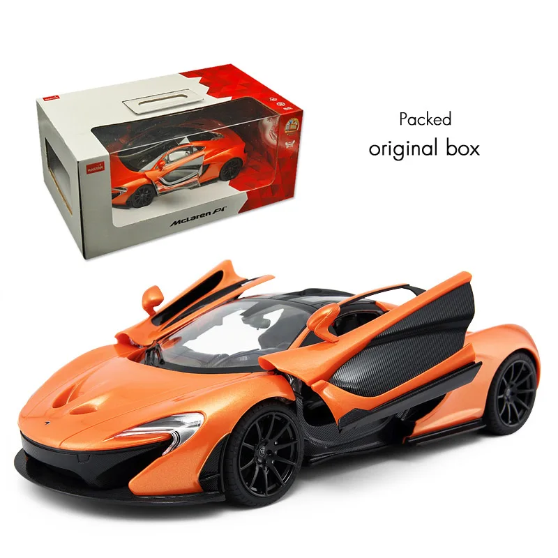 Orange original box Rastar mlaren Радиоуправляемая машина 1:14, спортивный гоночный автомобиль, радиоуправляемые игрушки, радиоуправляемая машина, модель электромобиля, игрушки для мальчиков - Цвет: Orange original box
