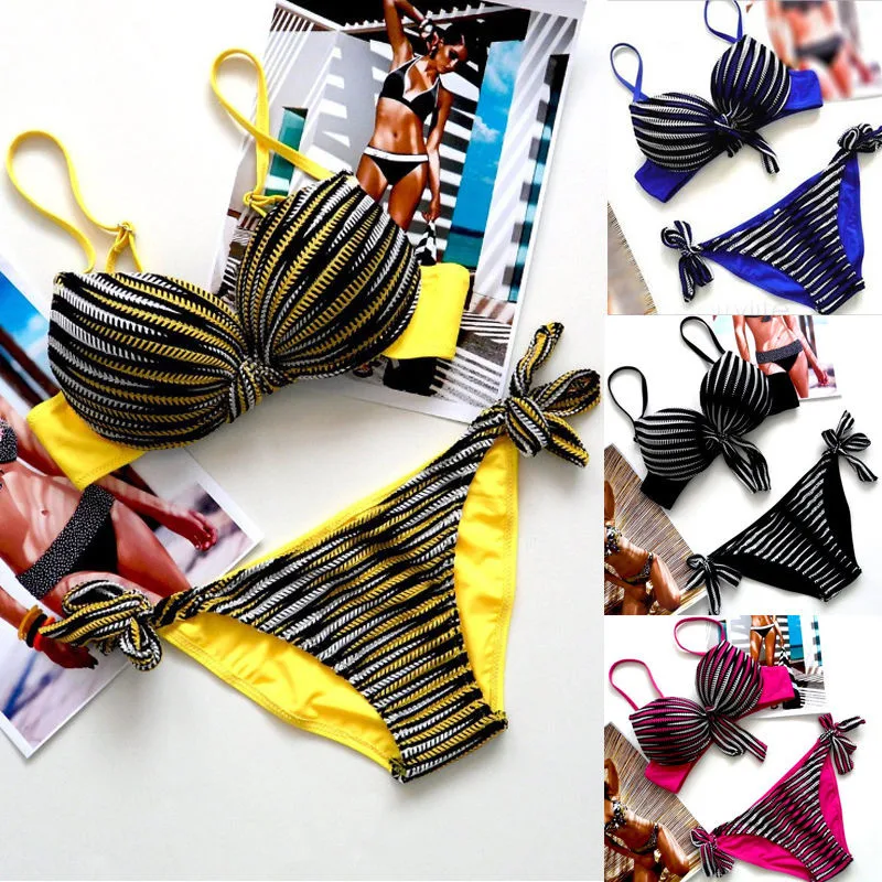 Комплект бикини 2017 летний купальник с низкой талией женский купальный костюм