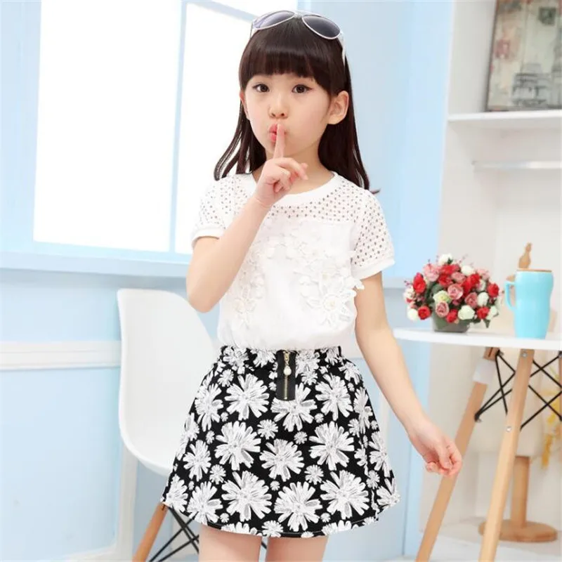 Женские модные комплекты одежды для девочек летний спортивный костюм подростков