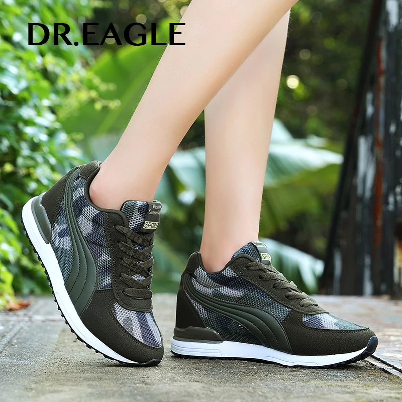 Спортивная обувь камуфляжной расцветки 2017 женские кроссовки для бега ходьбы