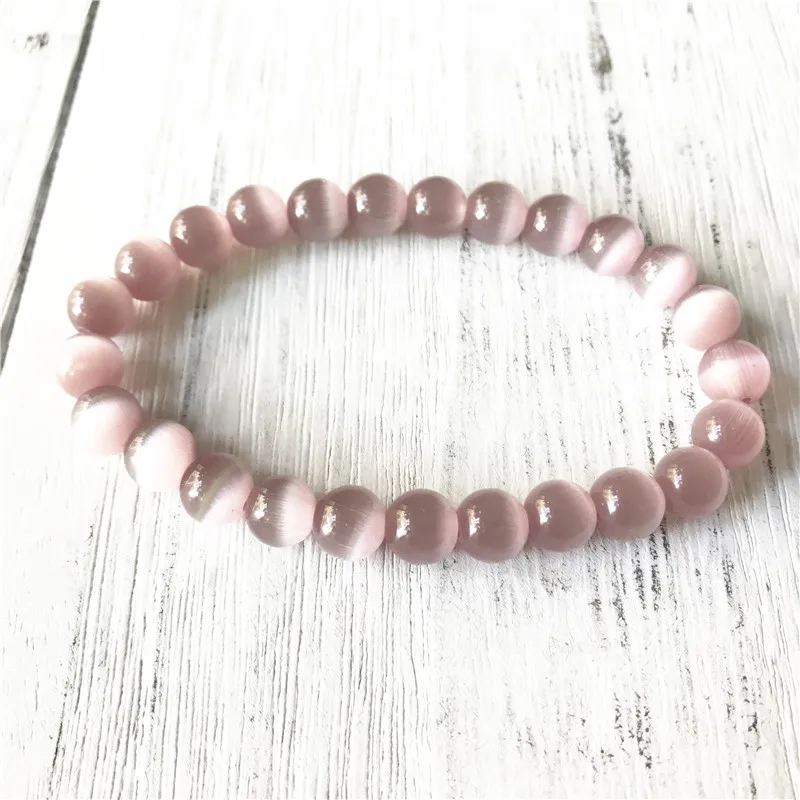 2019 New Design Purple Cat Eye Bracelet Wrist Mala Jewelry Yoga Energy Protection Men's Gift HappinessGift | Украшения и