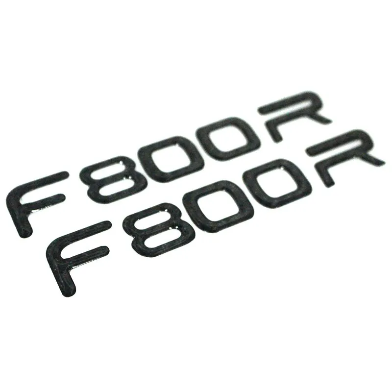 

KODASKIN Motorcycle Carbon Emblem Badge Decal 3D Tank Wheel Logo "F800R" Sticker For F800R