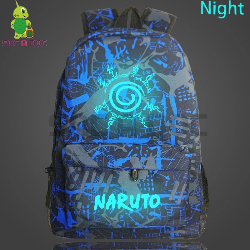 2 luminous Galaxy Наруто рюкзак с отражающими вставками Sharingan Sasuke школьные сумки для подростков мальчиков рюкзак для девочек с отделением для ноутбука Звездная ночь дорожные сумки - Цвет: 2 luminous