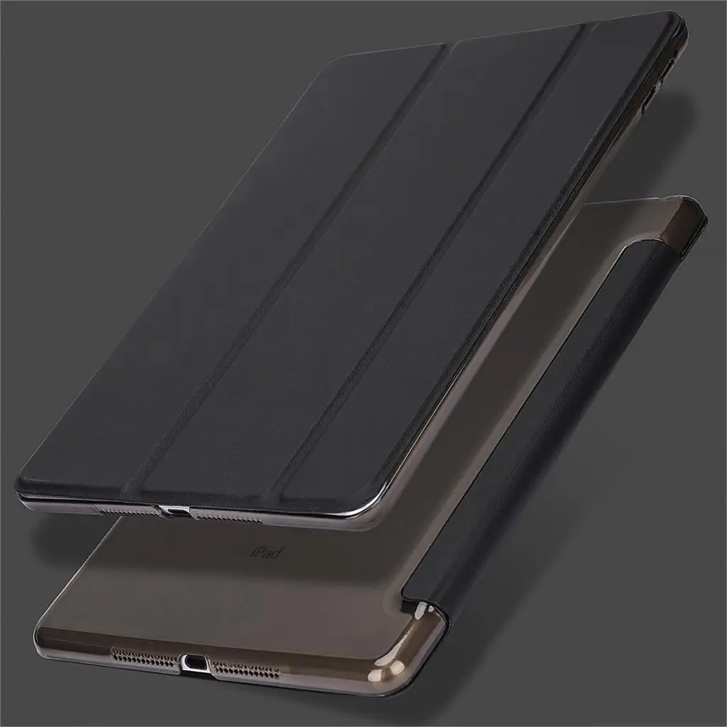 Для iPad чехол 9,7 Air 2 Funda ультра тонкий из искусственной кожи PC жесткий чехол-подставка для iPad 6-го Поколения iPad Air 2 Air 1 чехол