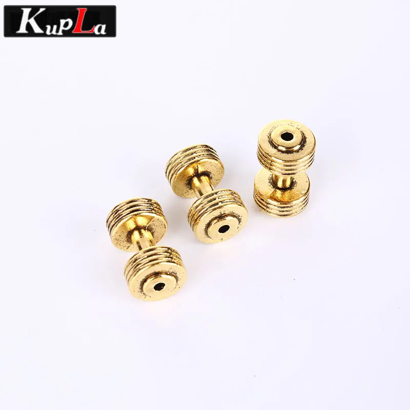 Kupla антикварные металлические бусины в виде гантелей и сделай сам ювелирные