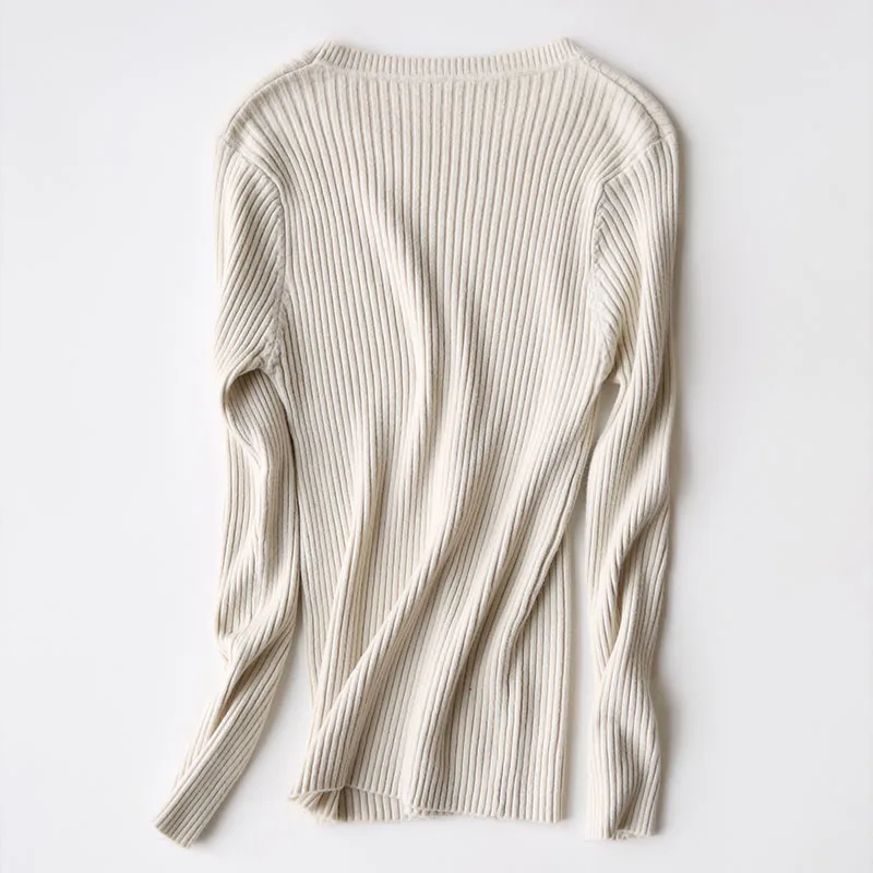 Z20 хлопковый шерстяной свитер осеннее нижнее белье с круглым вырезом и длинными
