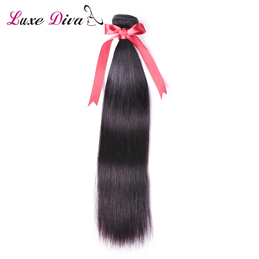 Роскошная Дива бразильские прямые пучки волос 100% человеческие волосы 1 шт.