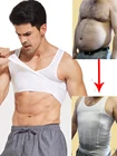 Корсет утягивающий мужской, цвет в ассортименте, S M L XL XXL XXXL Футболка, гимнастический костюм