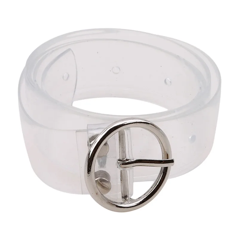 Женский прозрачный ремень с пряжкой в виде сердца модный пояс для женщин