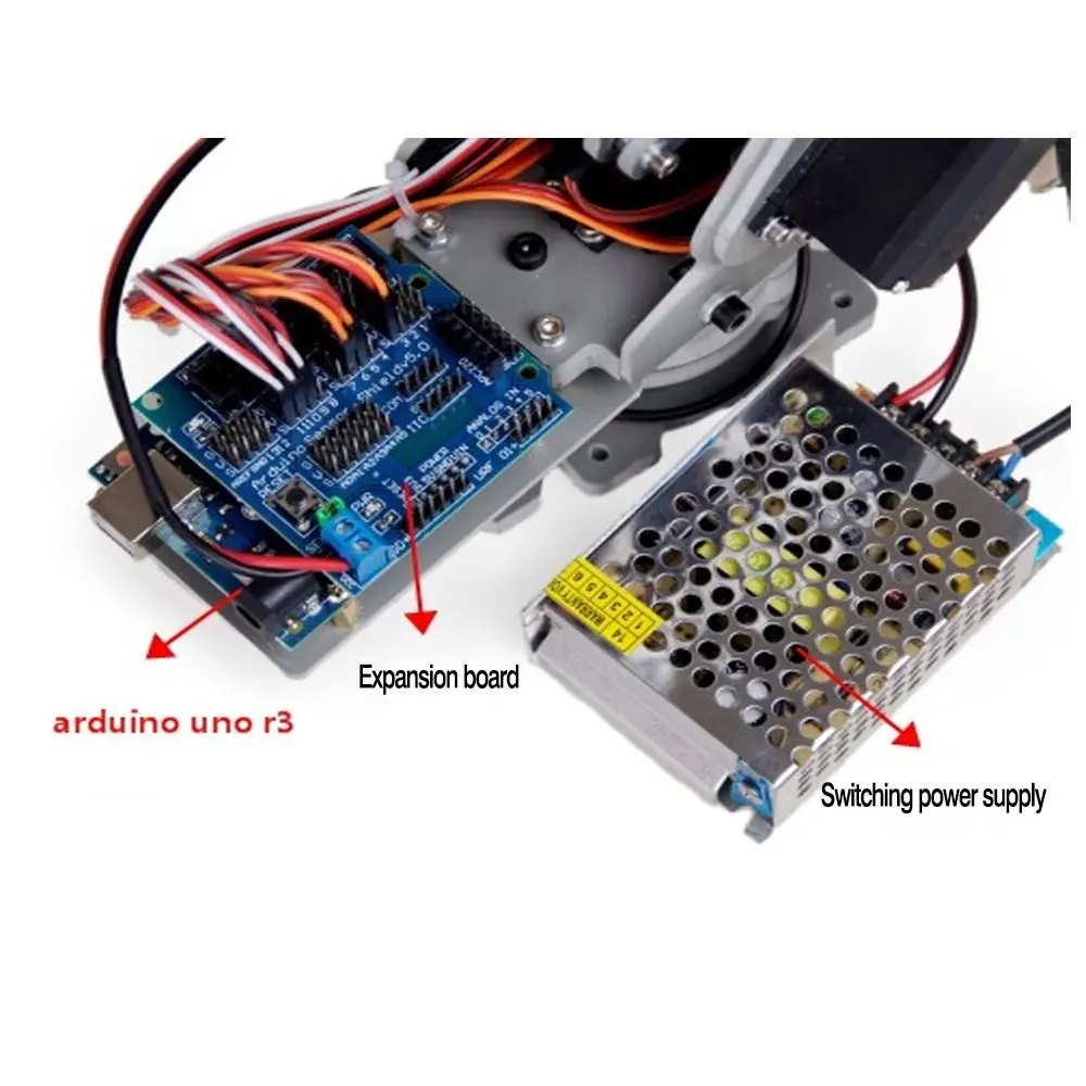 Irb460 4-осевой промышленный робот DIY управления Palletizing рука модель для Arduino UNO MEGA2560 с