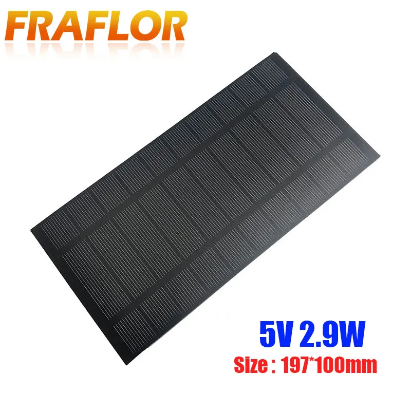 20 шт 2 9 W 5V панно Solaire углублённые встраиваемые Панели солнечные ПЭТ батареи из