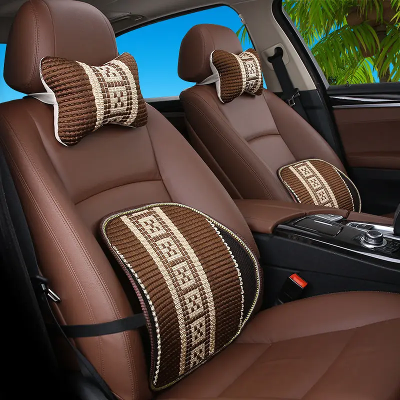 Новинка Весенняя Автомобильная подушка поддержка спинки сиденья автомобильные