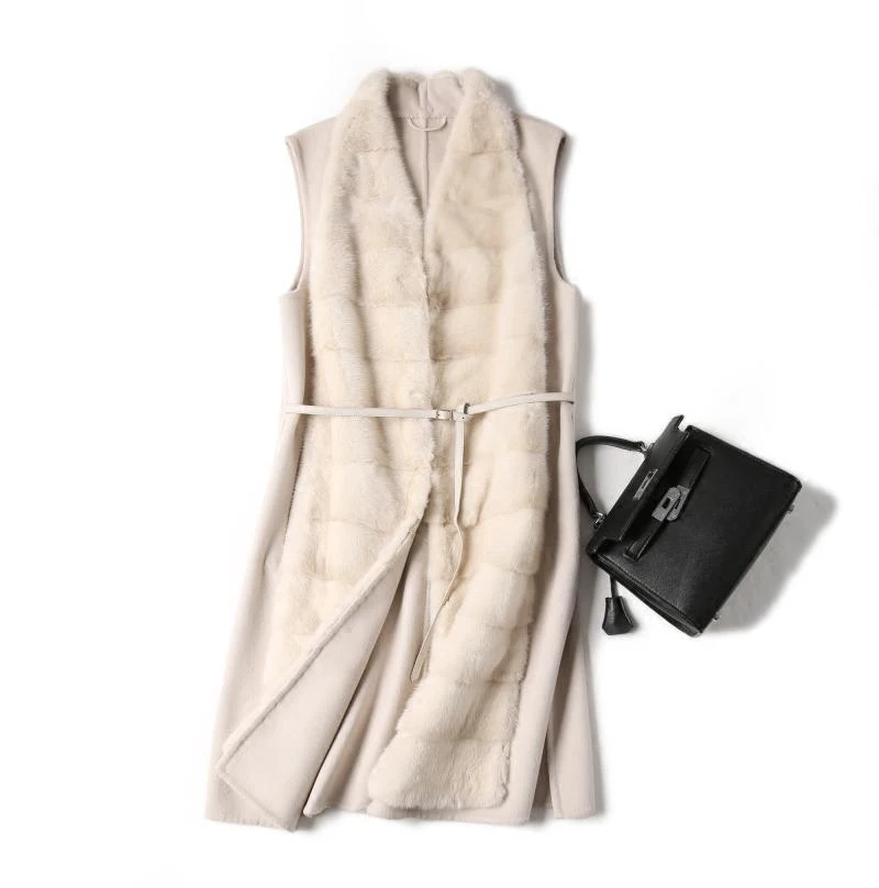 Arlenesain женский зимний длинный жилет из норковой шерсти 564|mink vest|vest longvest vest |