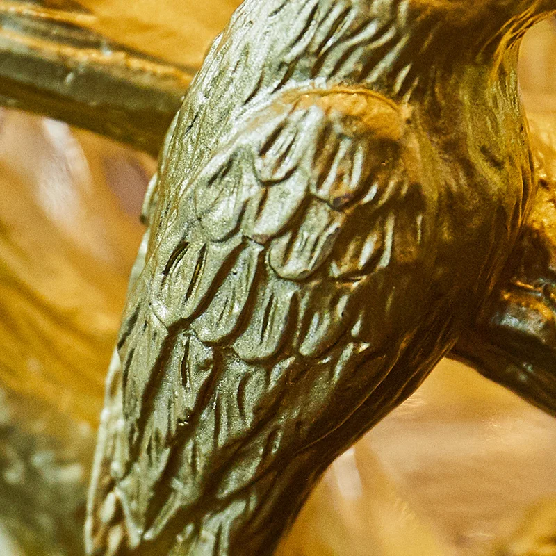 Роскошная металлическая стеклянная чаша для фруктов дома креативное украшение