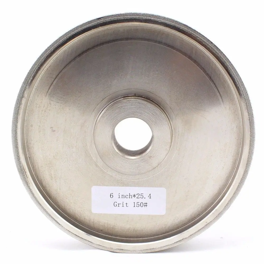 Алмазный шлифовальный круг 6 дюймов зернистость 46 2000 размер отверстия 1 Вт втулка