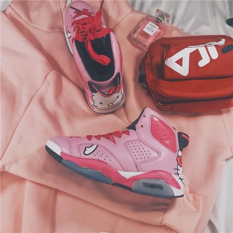 Новинка 2018 женская обувь на толстой подошве в японском стиле с милым jingle cat модная