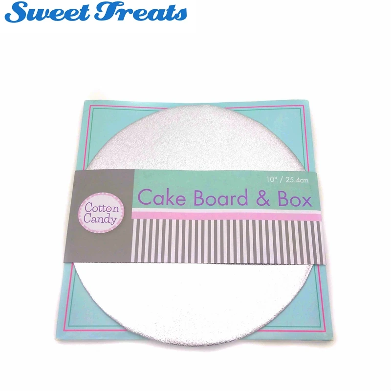 Коробка и доска для торта 10 дюймов Sweettreats также подходит 8 дюймов|for cake|box for cakecake board