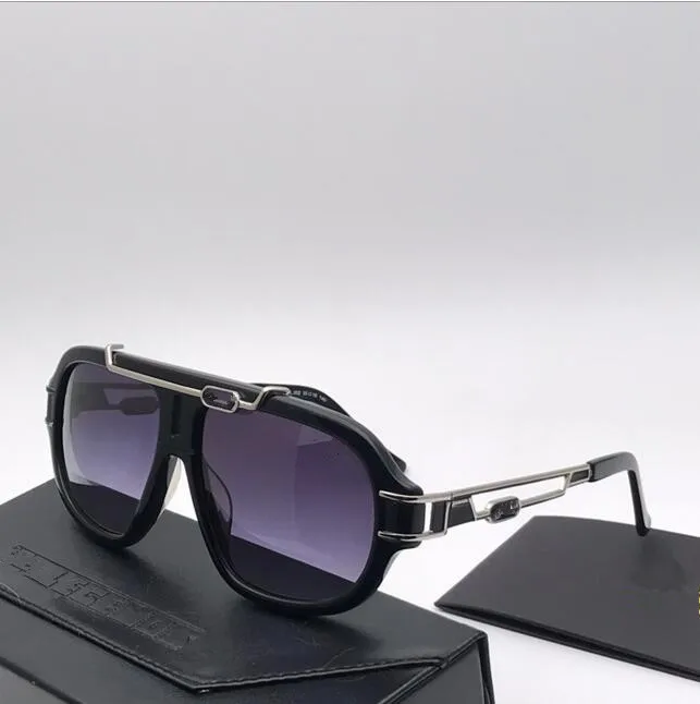 KAPELUS New men's frog mirror European new sunglasses silver frame glasses flat mirror