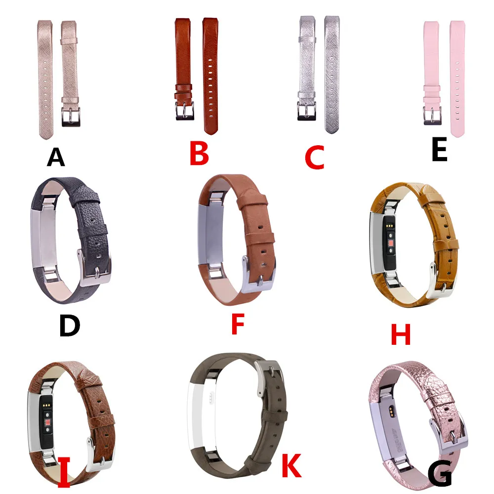 2 шт. сменные браслеты из натуральной кожи для Fitbit Alta /alta hr | Электроника