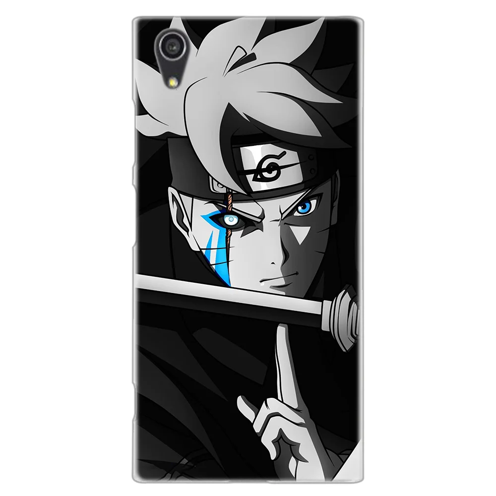 MLLSE Cartoon Sketch Naruto One Piece Case for Sony Xperia M4Aqua M5 E5 X XA XA1 XA2 Plus XA3 XZ XZ1 XZ2 Compact Z5 L1 L2 L3 Hot