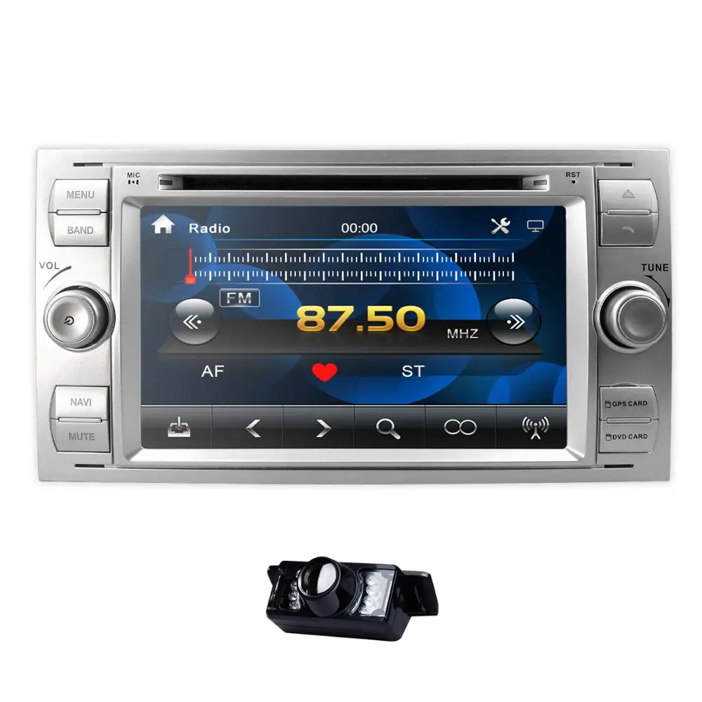 Автомобильный DVD " gps для Ford Focus Transit C-MAX Mondeo Fiest GPS навигация Зеркало Ссылка DAB+ задняя камера 16 Гб карта