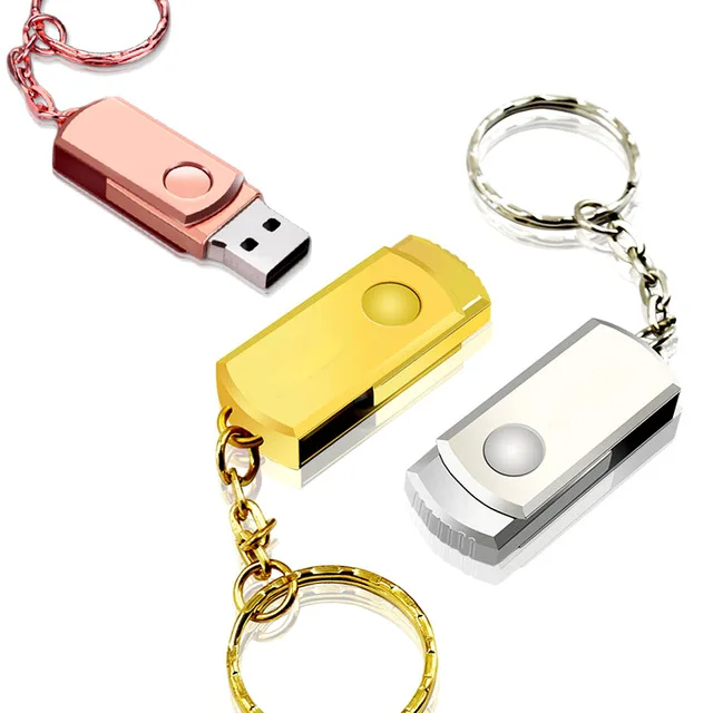 Флеш накопитель rosa de Metal USB флеш anillo llave Stick alta velocidad memoria Pendrive 32 ГБ 16 8 64 Гб rega|USB