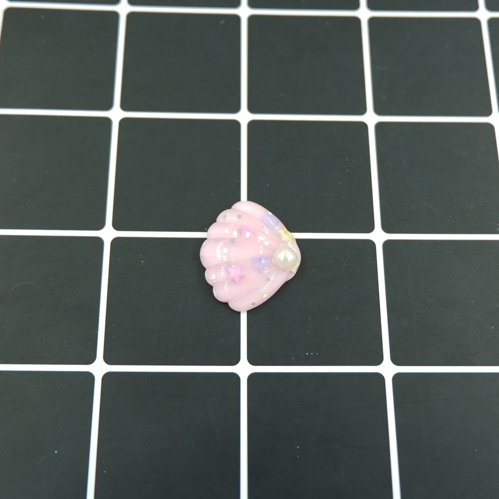 Kawaii Shell flatback Смола Кабошон для телефона деко бант волос diy украшения скрапбукинга