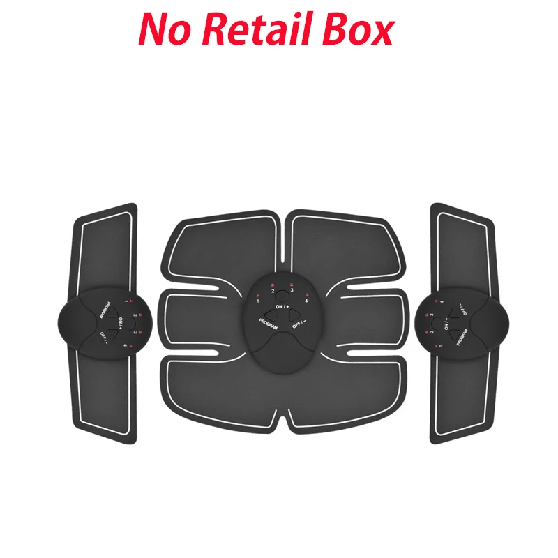 4 EMS Abdominal Hips Muscle Training Wireless Buttocks ABS Stimulator Fitness Professional Body Slimming Massager USA Stock - Цвет: 4