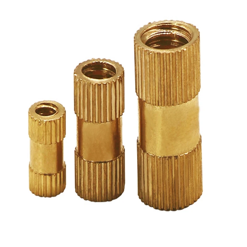 10 шт. M5Copper инкрустация инжекционная гайка встроенные части накатанные M5|Гайки| |