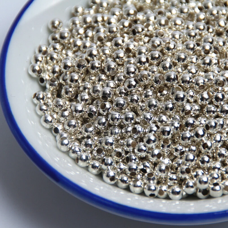 

Gold/Silver Acrylic Beads 3-14MM Round Balls Imitation Pearls Spacer Beads For Jewelry Making DIY Necklaces Bracelet Accessories