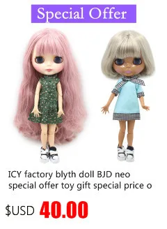 Ледяной фабрики Блит куклы BJD Neo блондинка MIX желтые волосы длинные прямые волосы 280BL2428/0720 1/6 30 см игрушка в подарок