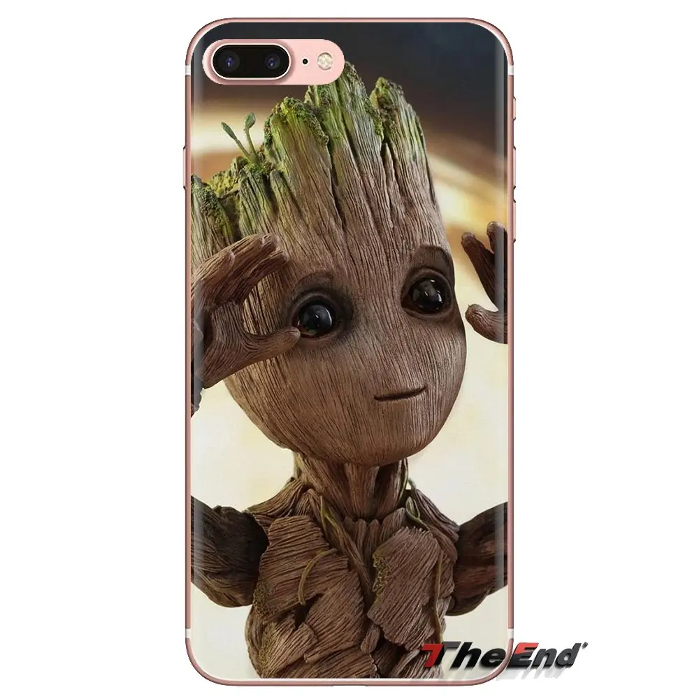 Чехол для телефона Samsung Galaxy S3 S4 S5 Mini S6 S7 Edge S8 S9 S10 Plus Note 3 4 5 8 9 Guardian Rocket enocot Groot Treeman |