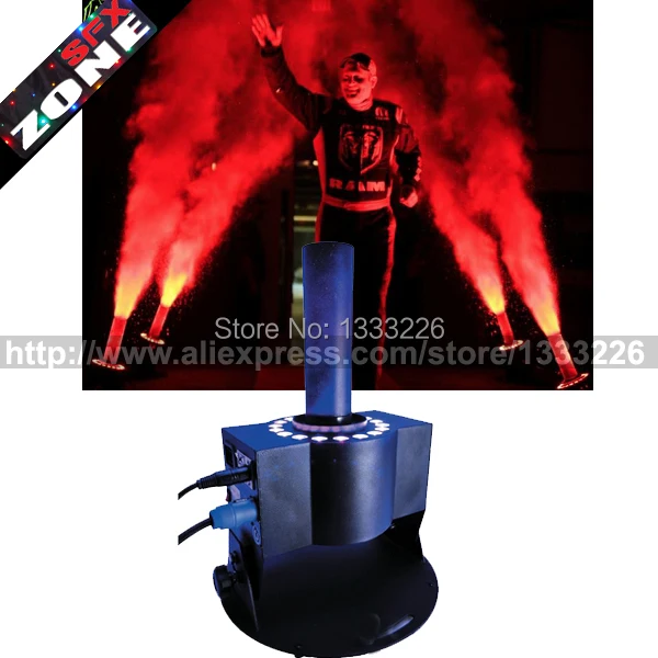 Stage LED CO2 Jet Disco Machine 3W*16pcs LEDs cannon DMX Cryo Cannon | Освещение