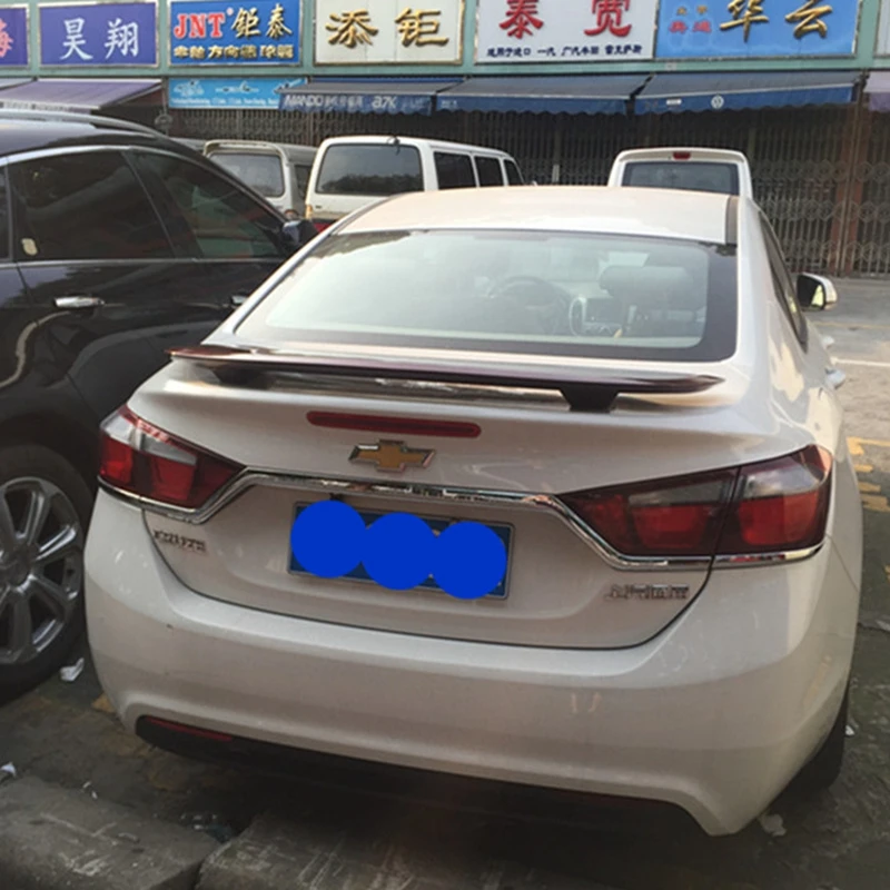 Спойлер для Chevrolet Cruze заднее крыло из АБС-пластика Неокрашенный задний спойлер