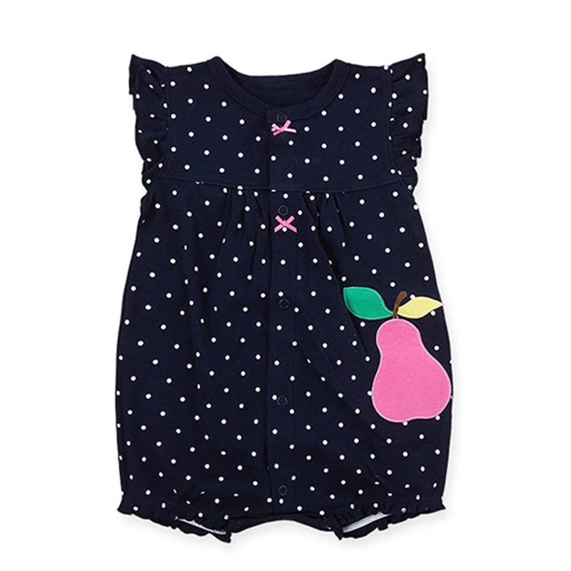 Брендовые Комбинезоны для маленьких девочек Детские комбинезоны с короткими