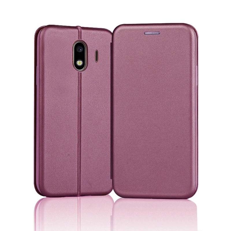 Кожаный чехол YueTuo, чехол, чехол для samsung galaxy j4 j 4, откидной Чехол 5,5 дюйма, чехол-книжка, слот для карт, магнитный чехол s 360