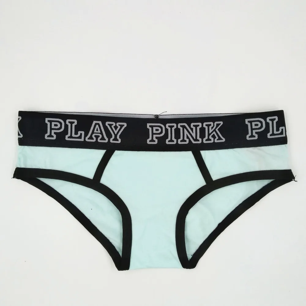 Женское нижнее белье Pholeey из хлопка с низкой талией и надписью P17029 | Женская