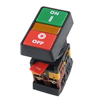 

Кнопка включения/выключения, кнопка включения/остановки, световой индикатор, мгновенный переключатель, красный, зеленый